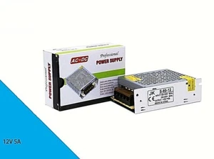 X Alimentateur Transformateur 5A Entrée 220V Sortie 12V pour Caméra LED Cir - Afbeelding 1 van 1