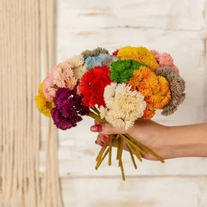 5pcs Long Artificial Flowers Fake Plants Wedding Evening Party Decor Flowers - Picture 1 of 21