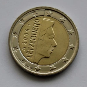 LUXEMBOURG - 2 € Euro circulation coin 2004 UNCIRCULATED COIN - Picture 1 of 1