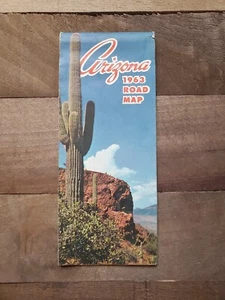 Mappa d'epoca Arizona e guida pittorica - 1963 Road Map - Foto 1 di 10