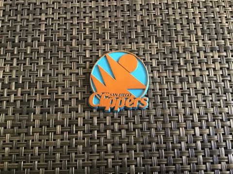 NBA Vintage rubber fridge San Diego Clippers standing board magnet Cover