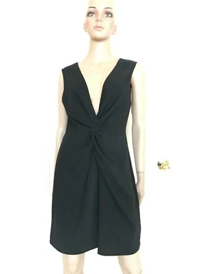 AQUA BLOOMINGDALES черный платье размер S - Изображение 1 из 4