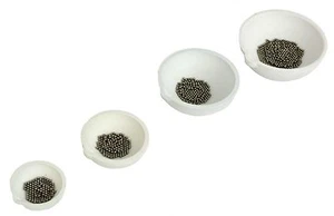 Céramique Silice Melting Creuset Plat Coupe Lot Ensemble or Argent Cuivre 1A - Picture 1 of 6