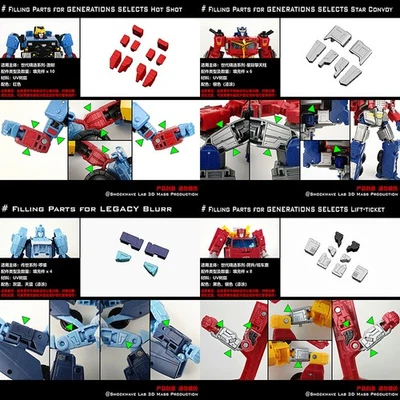 Shockwave Lab Filler Upgrade For SS86/Legacy/Shattered Glass/Generations Selects - Image 1 of 4