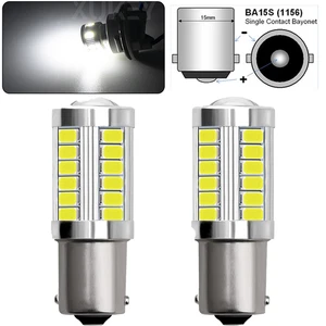 2er SMD-LED Brems-/Blinklicht 12V (BA15S/1156) für Fahrzeuge​ - Bild 1 von 9