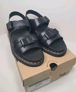 Sandali da donna Dr.Martens Romi Crackle US 11 BLK 24475033 - Foto 1 di 10