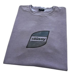 Stussy Center Spellout Graphic Shirt Size XL Streetwear Hype Vintage 90s Style - Picture 1 of 10