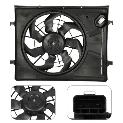 Cooling Fan Assembly For Hyundai Elantra 2007 2008 2009 2010 Foto 1 de 4