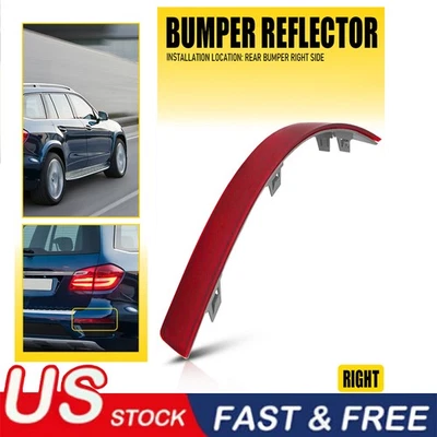 Reflector parachoques trasero derecho para Mercedes-Benz Clase GL320 GL450 GL550 Foto 1 de 4