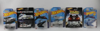 HotWheels Collectibles Assorted Lot X-Men Back to the Future Lot of 7 Vehicles  - Image 1 of 2