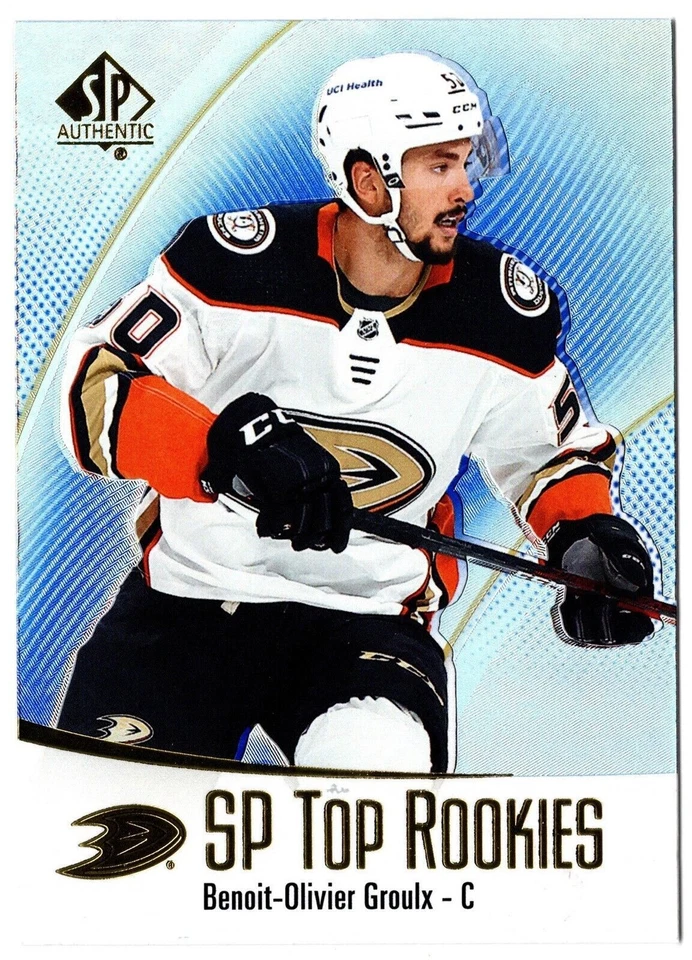 2021-22 Upper Deck SP Authentic Top Rookies Blue BENOIT-OLIVIER GROULX #TR-5 RC - Image 1 of 1