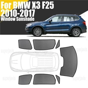 Magnetic Window Sunshade For BMW X3 F25 2010-2017 Mesh Windshield Frame Curtain - Picture 1 of 14