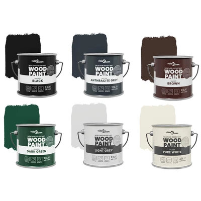 Holzfarbe Wetterschutzfarbe Holzlack Holzdeckfarbe Lacke 16,5 x 16,5 x 15,9 cm - Bild 1 von 4