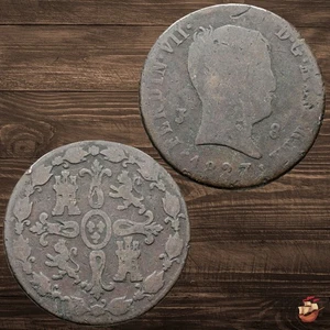 Moneda Reino de España - Fernando VII (1813-1833) 8 Maravedis -- 1827 @g857 - Imagen 1 de 6