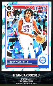 Terquavion Smith 2023-24 Panini Premium Stock Silver Ice RC Philadelphia 76ers - Picture 1 of 2