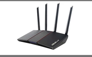 ASUS RT-AX55 AX1800 Dual Band WiFi 6 Router - Black (90IG06C0-BA1100) - Picture 1 of 3