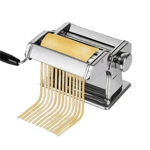 Nudelmaschine 7 Teigstärken + Nudeltrockner Edelstahl Spaghetti Tagliatelle L16 - Bild 1 von 5