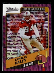 2021 Panini Classics #105 Charles Haley Timeless Tributes Purple #/50 - Picture 1 of 2