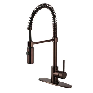 Kingston Brass LS877.DL Concord 1.8 GPM 1 Hole Pre-Rinse Pull - Bronze - Picture 1 of 12