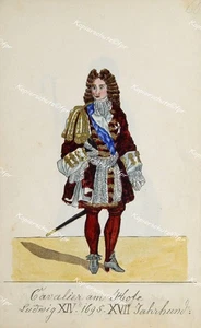 Robert Cavelier de La Salle Ludwig XIV Forscher Kolonie Kanada Expedition Kostüm - Picture 1 of 1