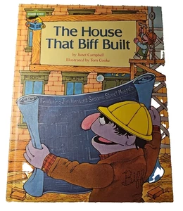 Vintage The House That Biff Built  Hardcover 1980 Sesame Street Book Club   - Imagen 1 de 8