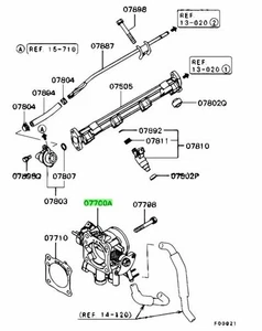 Throttle Body Assembly For: Mitsubishi Lancer Evo 7 8 9 CT9A - Picture 1 of 1