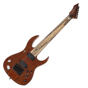 Outlet B.C.Rich Shredzilla 7 Prophecy Archtop With Evertune Walnut String Electr - Picture 1 of 10