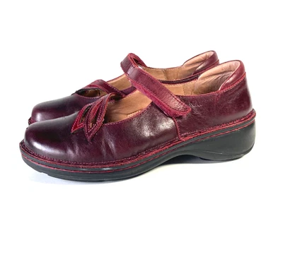 Mocasín cómodo Naot Mary Jane para mujer 6 Primrose Borgoña Fairygrunge Y2K EU 37 Foto 1 de 4