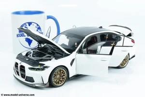 Minichamps - 1:18 BMW M3 CS Frozen White 2023 - Diecast Model - Picture 1 of 14