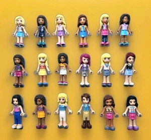 Lego FRIENDS Minifigure Lot - 10 Random Heartlake City Female Mini Dolls Figures - Picture 1 of 3