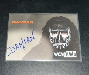 Topps WCW 1999 Damian Auténtico Firma En Tarjeta Autógrafo RARO - Imagen 1 de 2