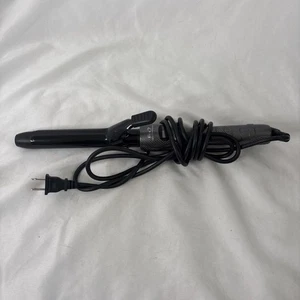 Rx7 Nano Ceramic Ionic Technology Curling Iron 1" Black Silver - Picture 1 of 7