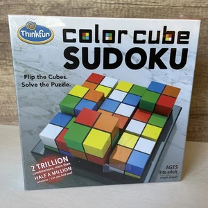 Color Cube Sudoku Logic Puzzle Brainteaser Game ThinkFun Sealed - Picture 1 of 3