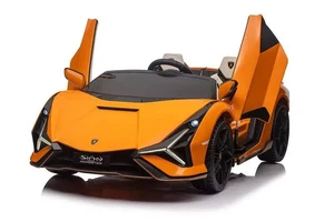 ES-Toys Bambini Auto Elettrica Lamborghini Sian Ammortizzatore Due Posti 4 Motori MP3 - Foto 1 di 11