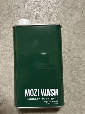 Mozi Wash Laundry Detergent Liquid 32 Oz Alpine Woods Brand New
