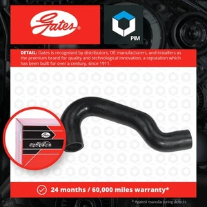 Radiator Hose fits VW PASSAT 32B 1.6D Lower 88 to 93 Coolant Gates 357121051A - Picture 1 of 2