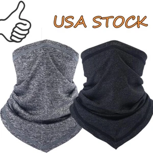 Summer Cycling Neck Gaiter Cool Face Mask Ice Silk UV Protection Scarf Bandana - Picture 1 of 16