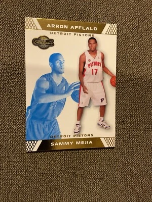 2007-08 Topps Co-Signers Gold Blue Foil #66 Sammy Mejia/ Arron Afflalo #44/89 - Image 1 of 2