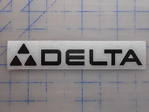 Delta Decal Sticker 5.5" 7.5" 11" Chop Saw Miter Drill Press 10 12 Band Lathe - Picture 1 of 2