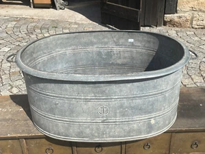 4/5/824 Badewanne Zinkwanne Miniteich Pflanzkübel Wanne - Bild 1 von 9