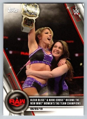 Alexa Bliss Nikki Cross 2020 Topps WWE Women's Division #59 - Image 1 of 2