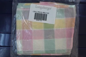 Longaberger Pastel Plaid Large Catch-All Catch All Basket Liner #2692148 -NUEVO - Imagen 1 de 5