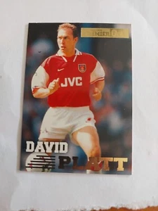 David  PLATT 1996 - 1997 Merlin Premier Gold Soccer Card ARSENAL #4 - NM - Picture 1 of 2