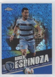 2022 Topps Chrome MLS Blue Mini-Diamond Refractor /199 Roger Espinoza #57