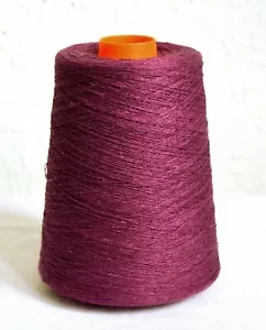 Natural 100% Linen Knitting and Weaving Yarns, 1.1 lb / 500 grams cone, 2 ply - Picture 1 of 3