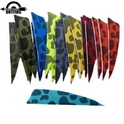 150Pcs 3" Camouflage Shield Archery Arrow Feathers Fletchings RW LW  - Image 1 of 4