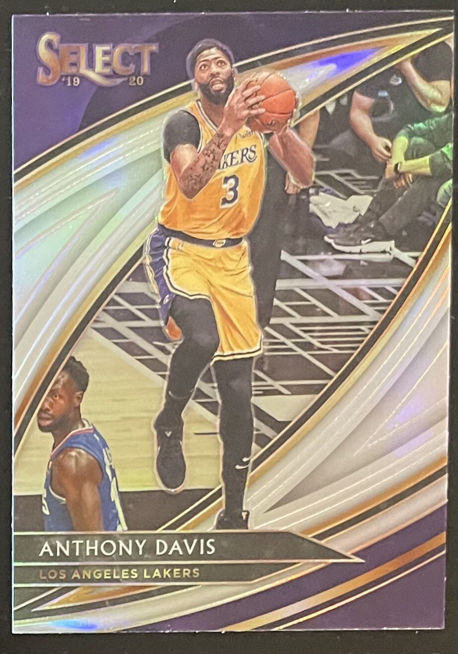 2019-20 Select Anthony Davis Silver Prizm Courtside #230 Lakers 1st Laker Card