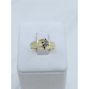 10k gold ring ❤️ engagement Size 7 ❤️ Diamond - Anillo en oro compromiso