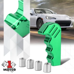 Green Billet Aluminum Shifter Handle Knob Pistol Grip Style Manual Transmission - Picture 1 of 2