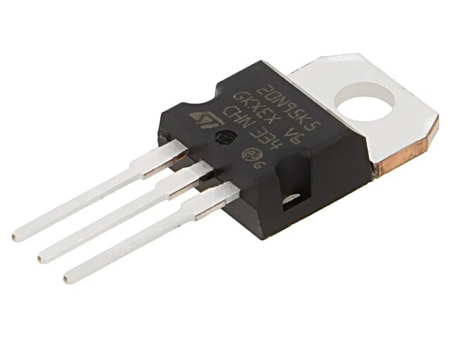 STP20N95K5 Transistor: N-MOSFET unipolar 950V 11A Idm: 70A 250W TO220 STMicroele - Bild 1 von 1